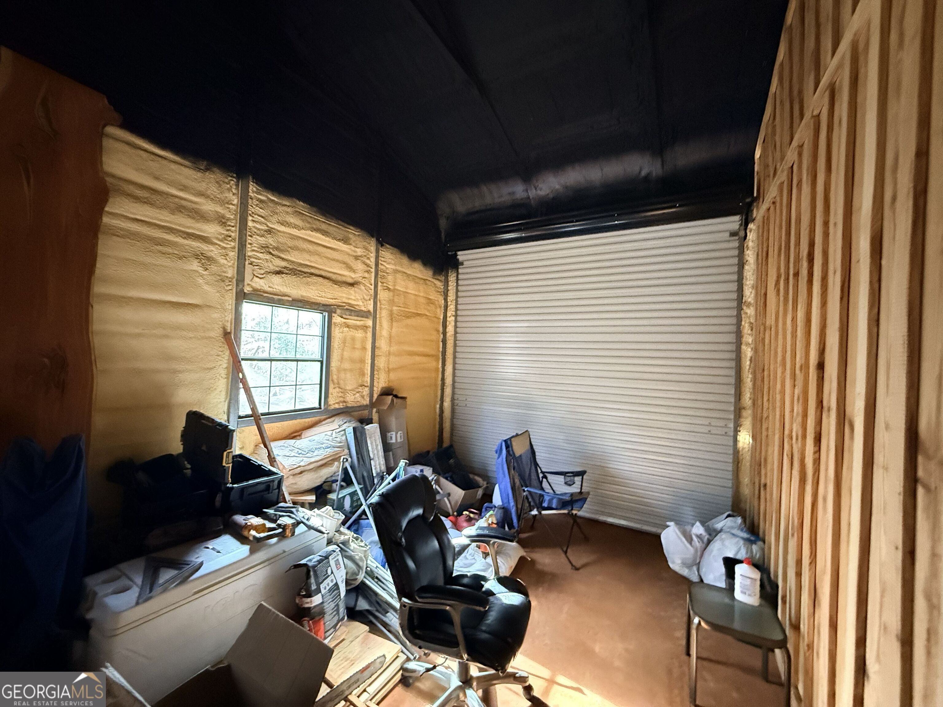301 Beaver Dam Road Toomsboro, GA 31090 - Photo 39 of 99 a view of workspace with wooden floor and windows