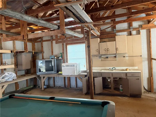 a room with storage and utility