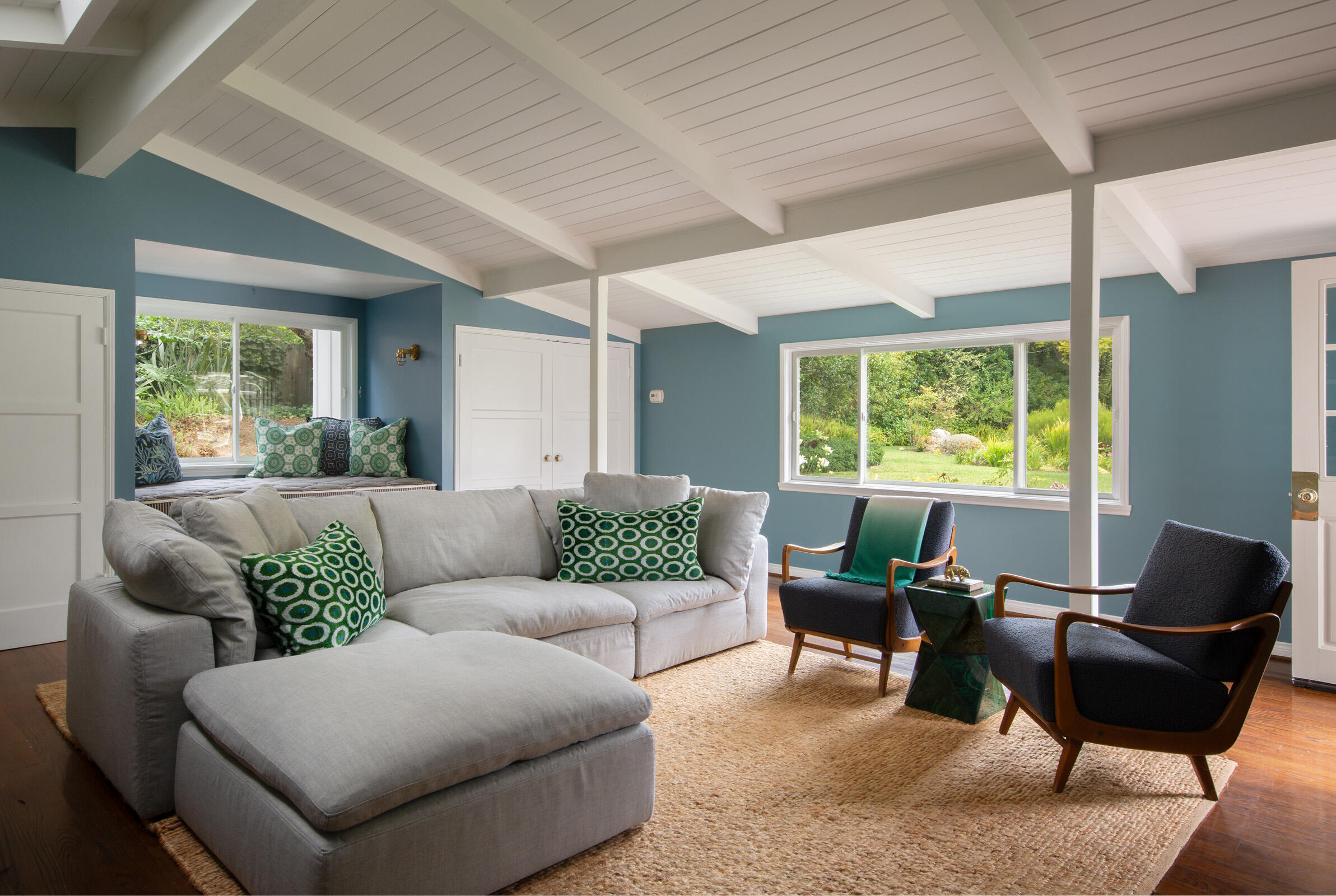 279 Santa Rosa Lane Montecito, CA 93108 - Photo 21 of 27 a living room with furniture and a large window