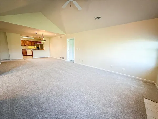 a view of empty room