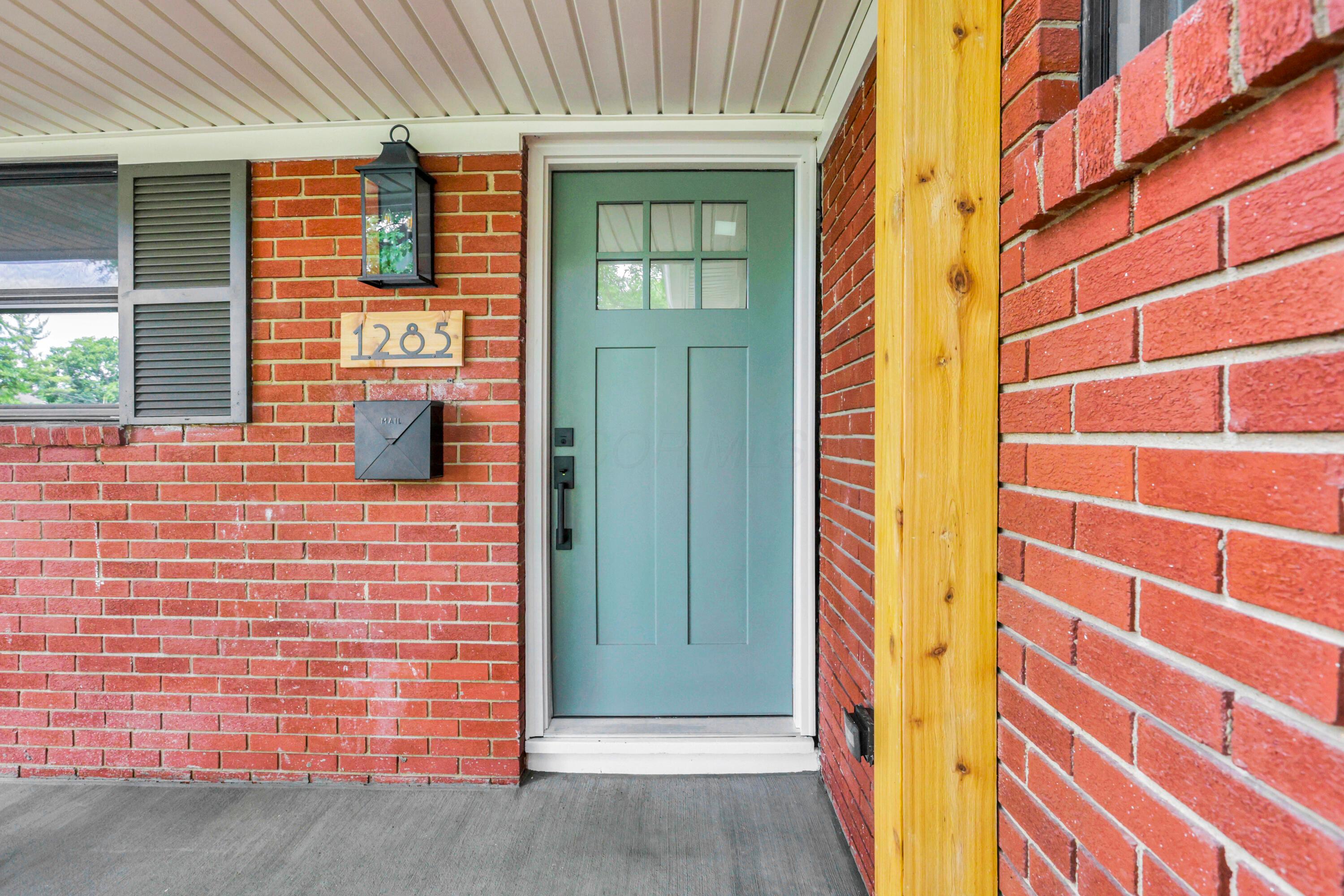 Front door - warm and inviting!