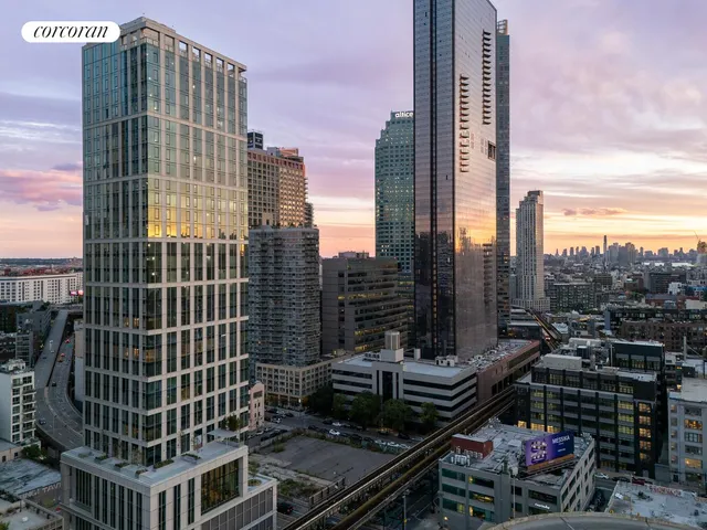 a city view with lot of high rise buildings