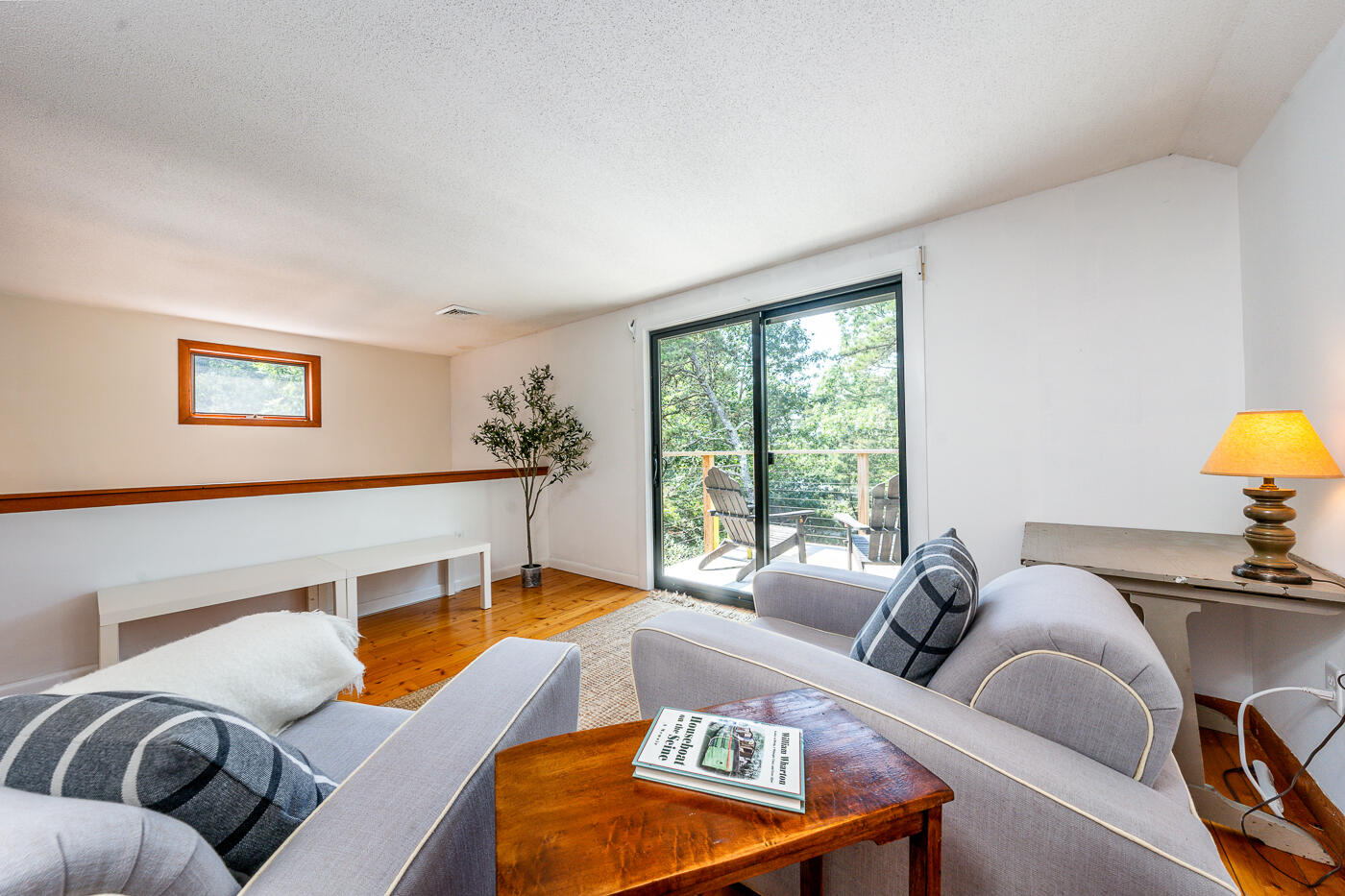 215 Gull Pond Road Wellfleet, MA 02667 - Photo 20 of 47 a living room with furniture and a window