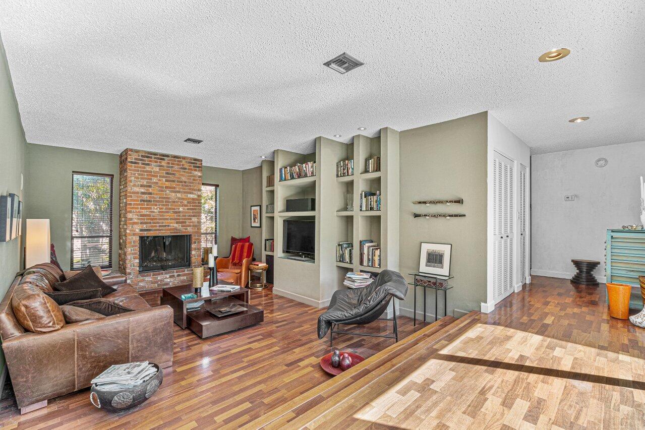 3288 Northwest 27th Avenue Boca Raton, FL 33434 - Photo 6 of 32 Den with Fireplace