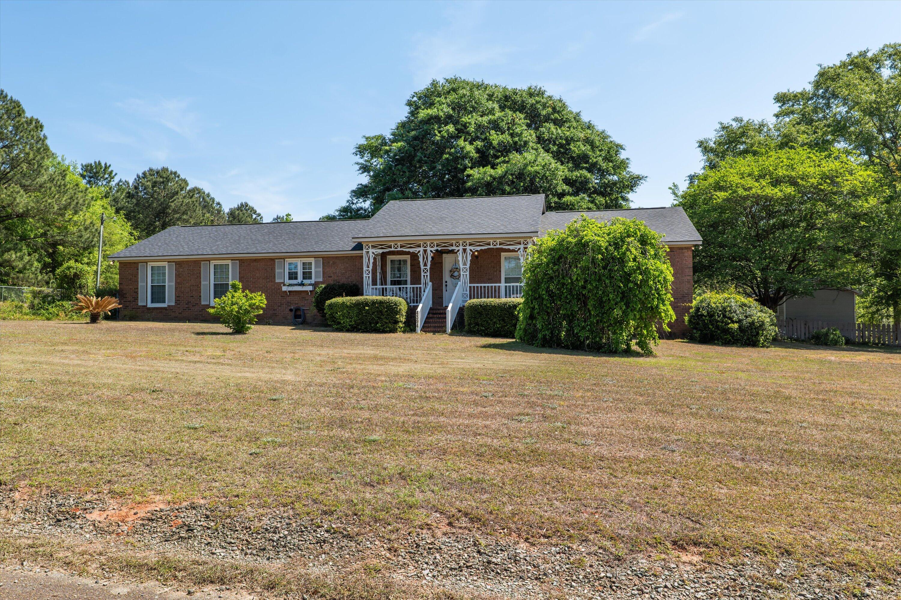 4394 Clements Road Hephzibah, GA 30815 - Photo 2 of 52 01-hephzibah-ga-brick-ranch-home-on-acre