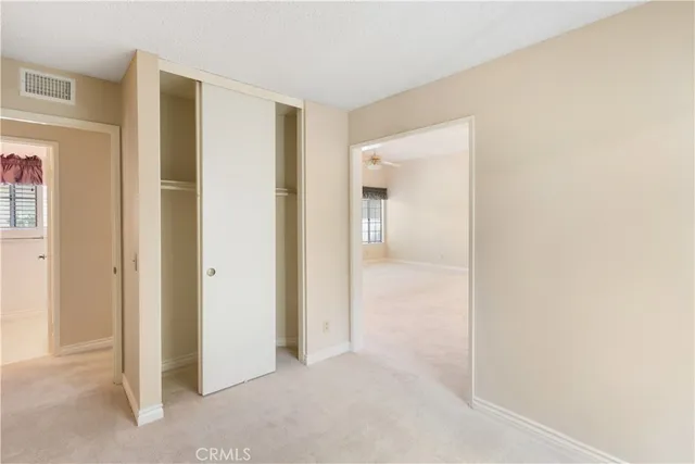 a view of an empty room