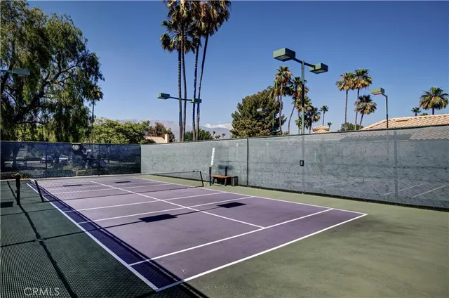 a view of a tennis court