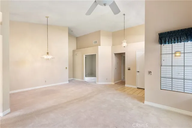 a view of a room with a en suite bathroom