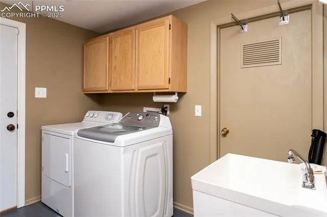 an aerial view of house with yard