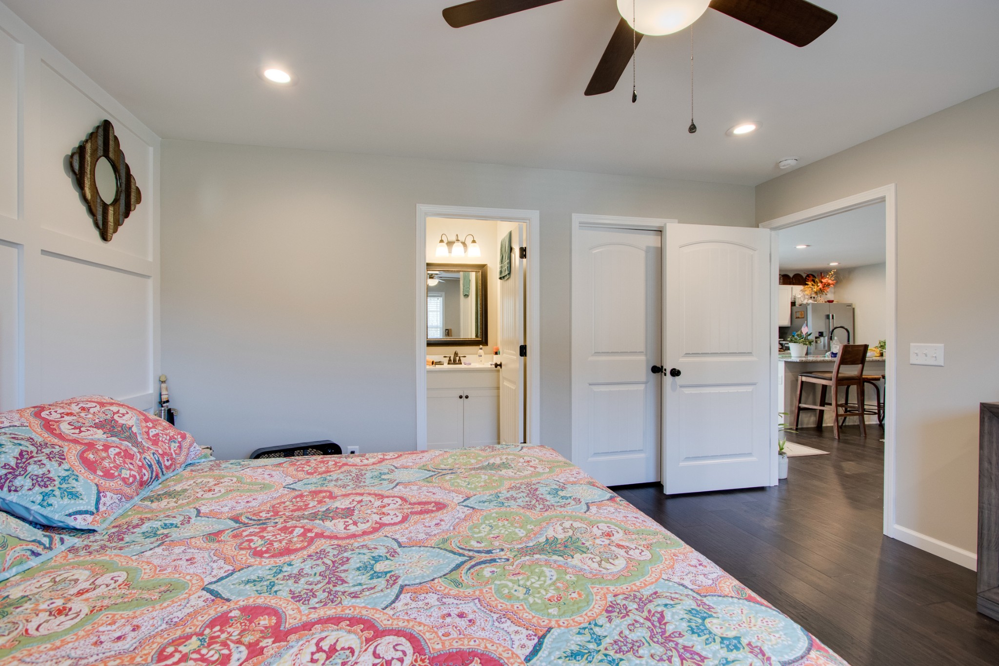 20 Young Road Buffalo Valley, TN 38548 - Photo 19 of 28 a bedroom with a bed and a painting on the wall