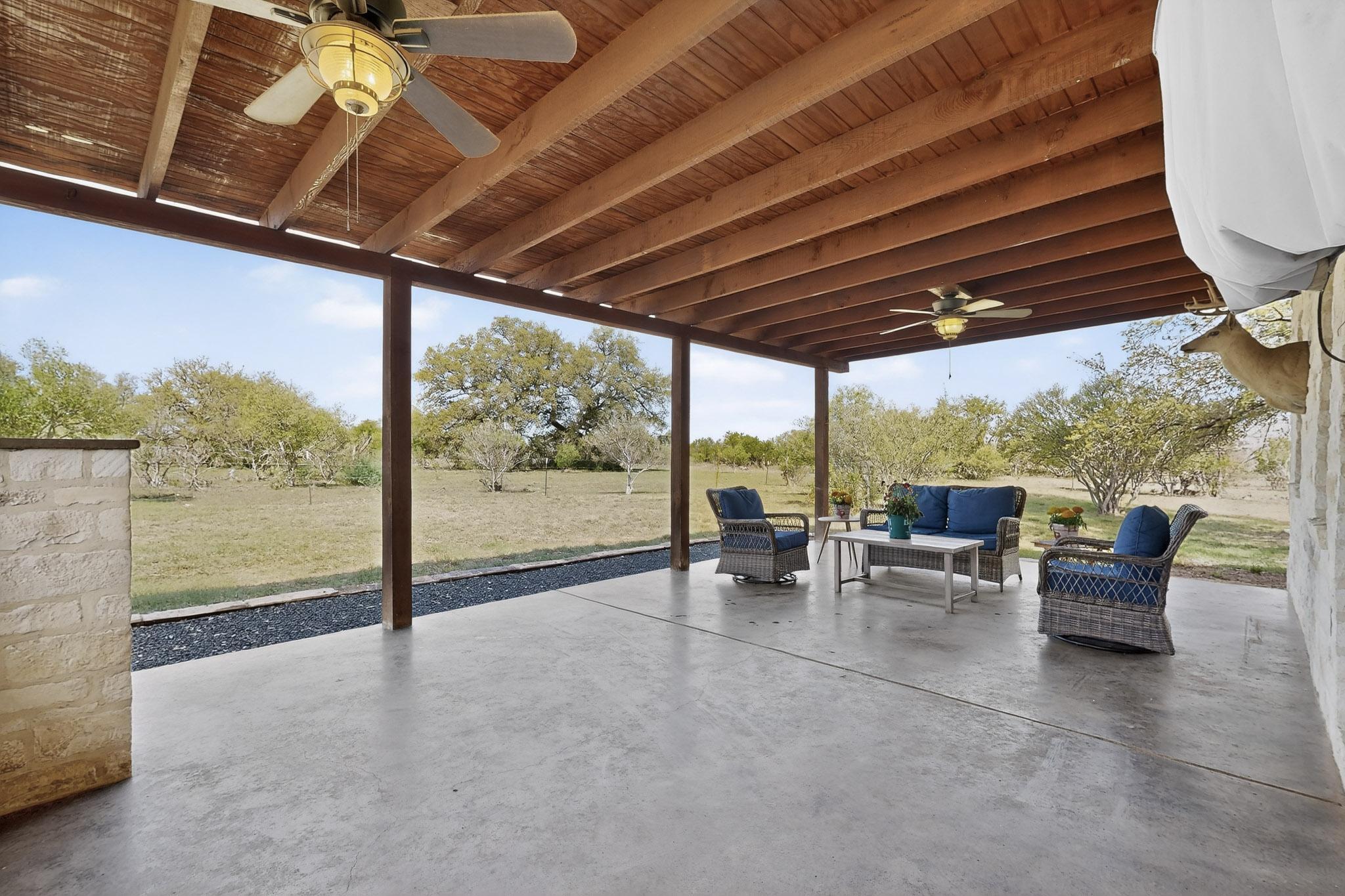 1619 Althaus Ranch Road Johnson City, TX 78636 - Photo 28 of 40 a view of swimming pool with outdoor seating