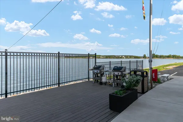 a view of a balcony with city view