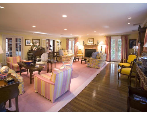 220 Ridgeway Road Weston, MA 02493 - Photo 4 of 12 a living room with furniture kitchen view and a large window