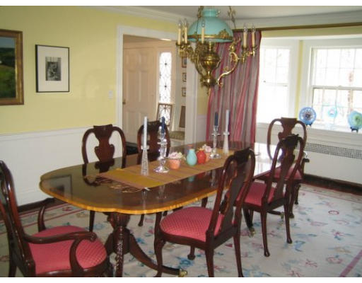 220 Ridgeway Road Weston, MA 02493 - Photo 9 of 12 a view of a dining room with furniture and window