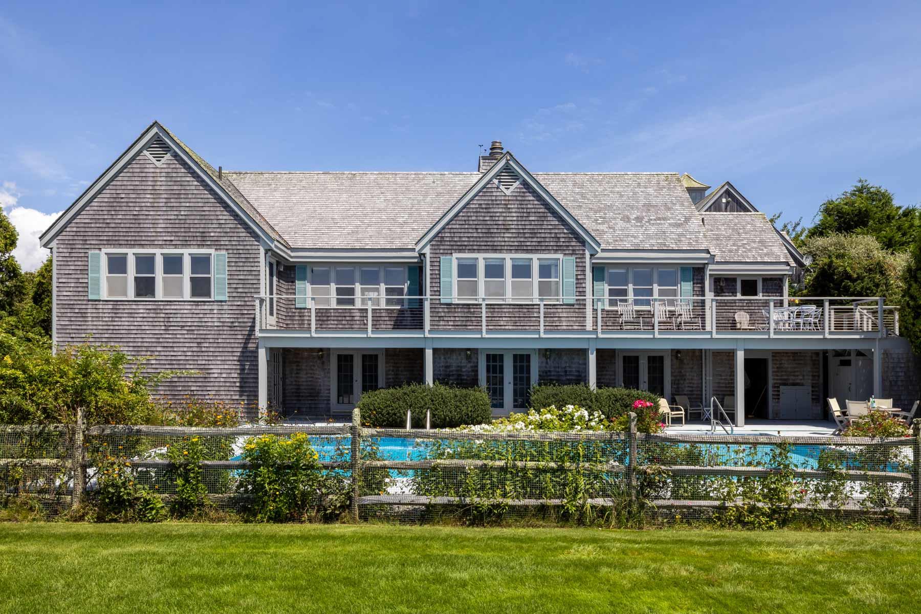 81 Oyster Pond Road Edgartown, MA 02539 - Photo 33 of 41 View of Back Yard