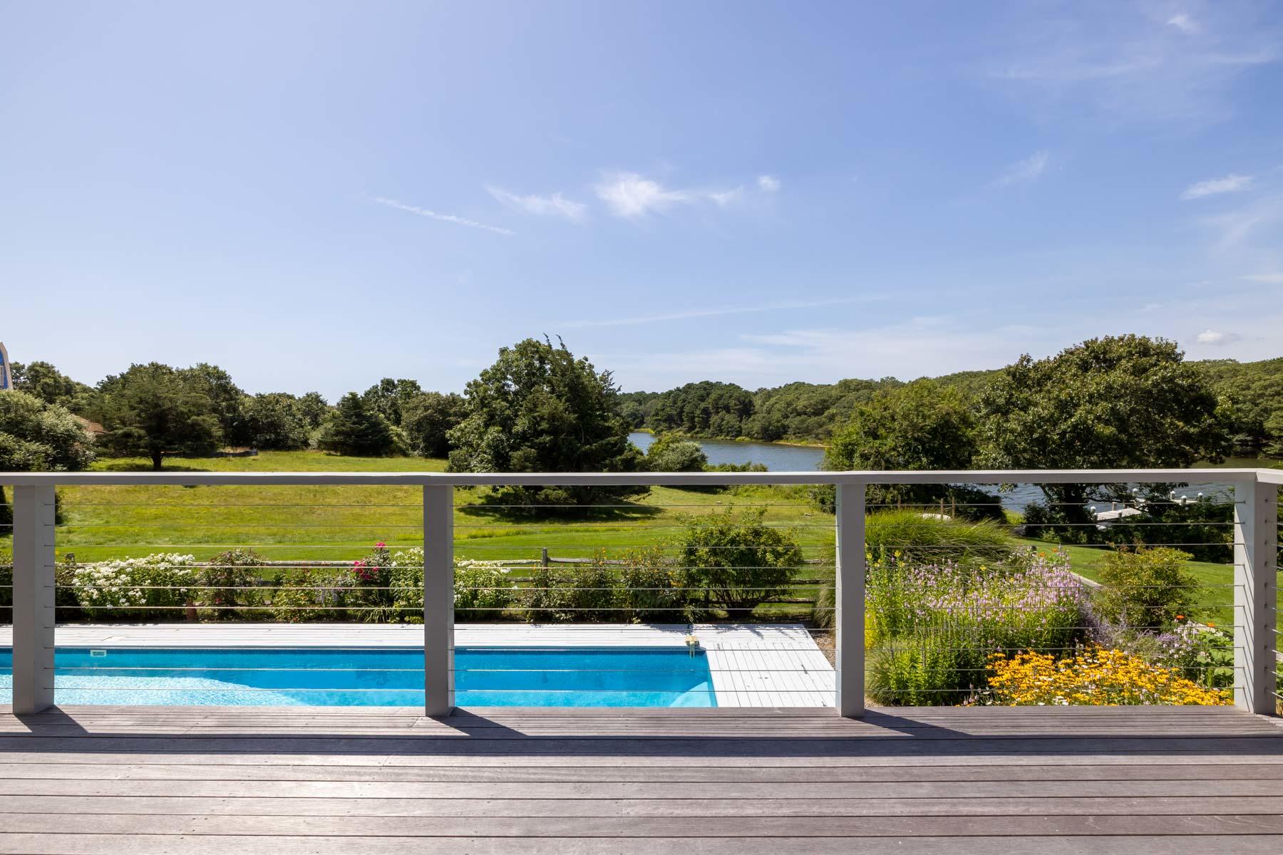 81 Oyster Pond Road Edgartown, MA 02539 - Photo 8 of 41 Waterview from Deck