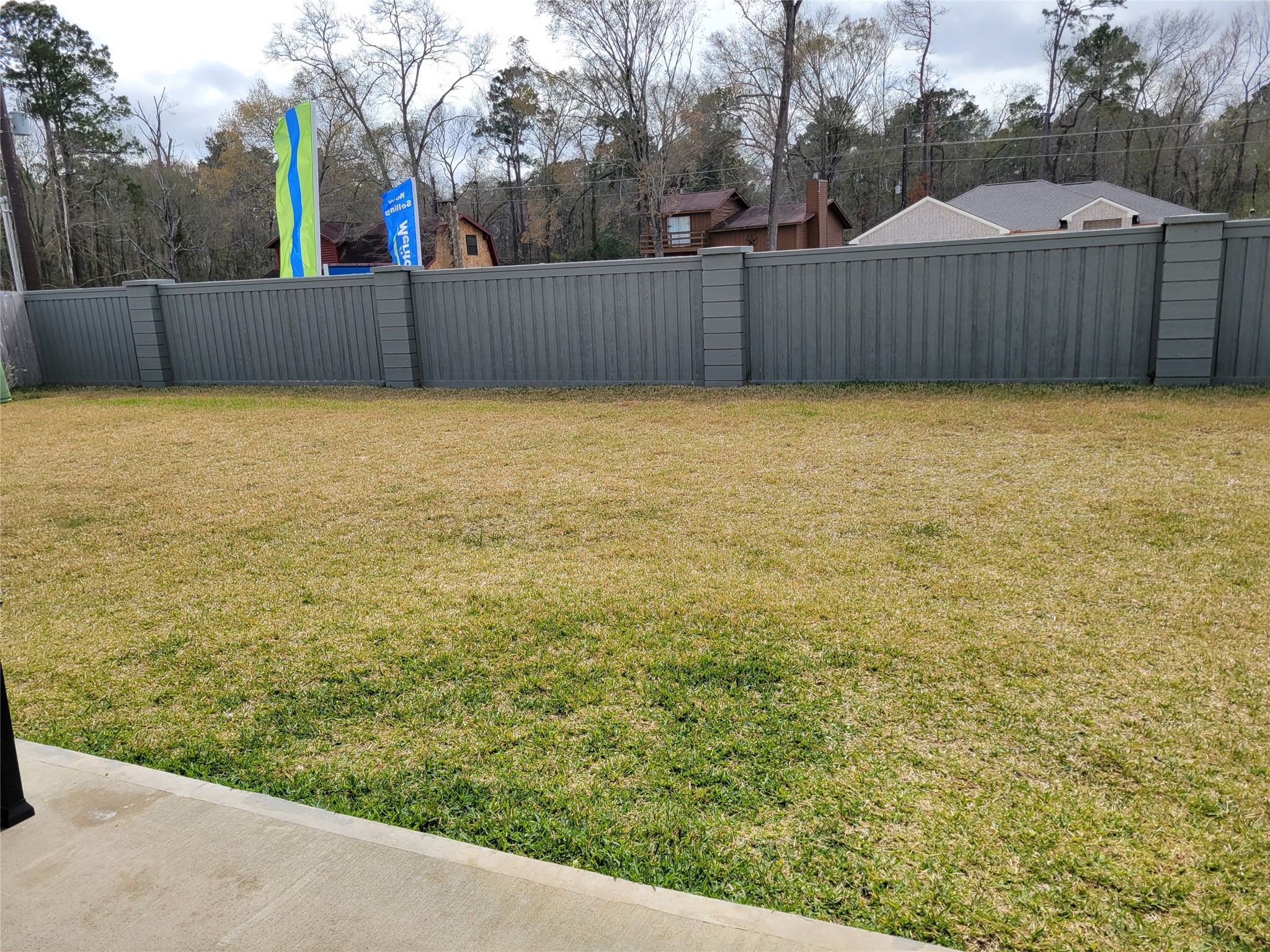 2607 Homestead Rnch Lane Crosby, TX 77532 - Photo 15 of 17 The private backyard, framed by the developer’s fence,