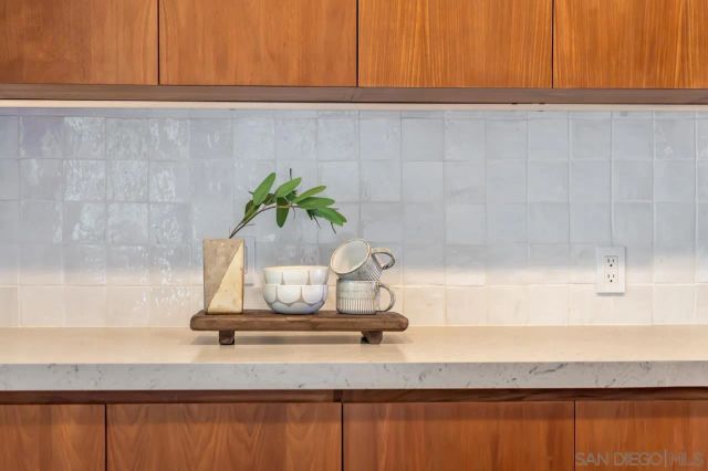 a view of a sink with a potted plant