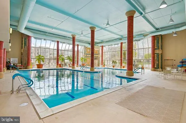 a room with lots of wooden furniture