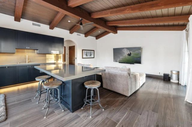 a utility room with cabinets
