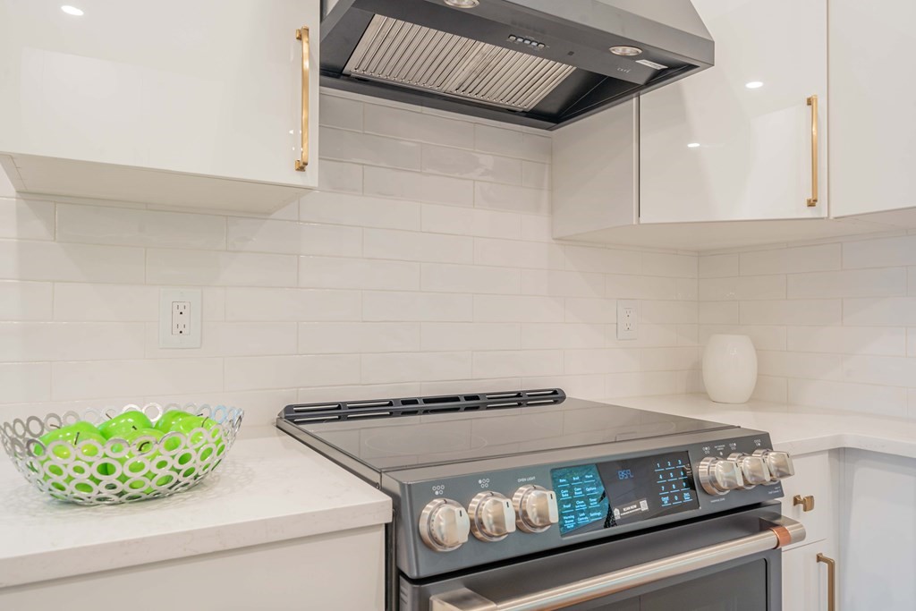26 Locust Avenue Lexington, MA 02421 - Photo 14 of 42 a kitchen with a stove and cabinets