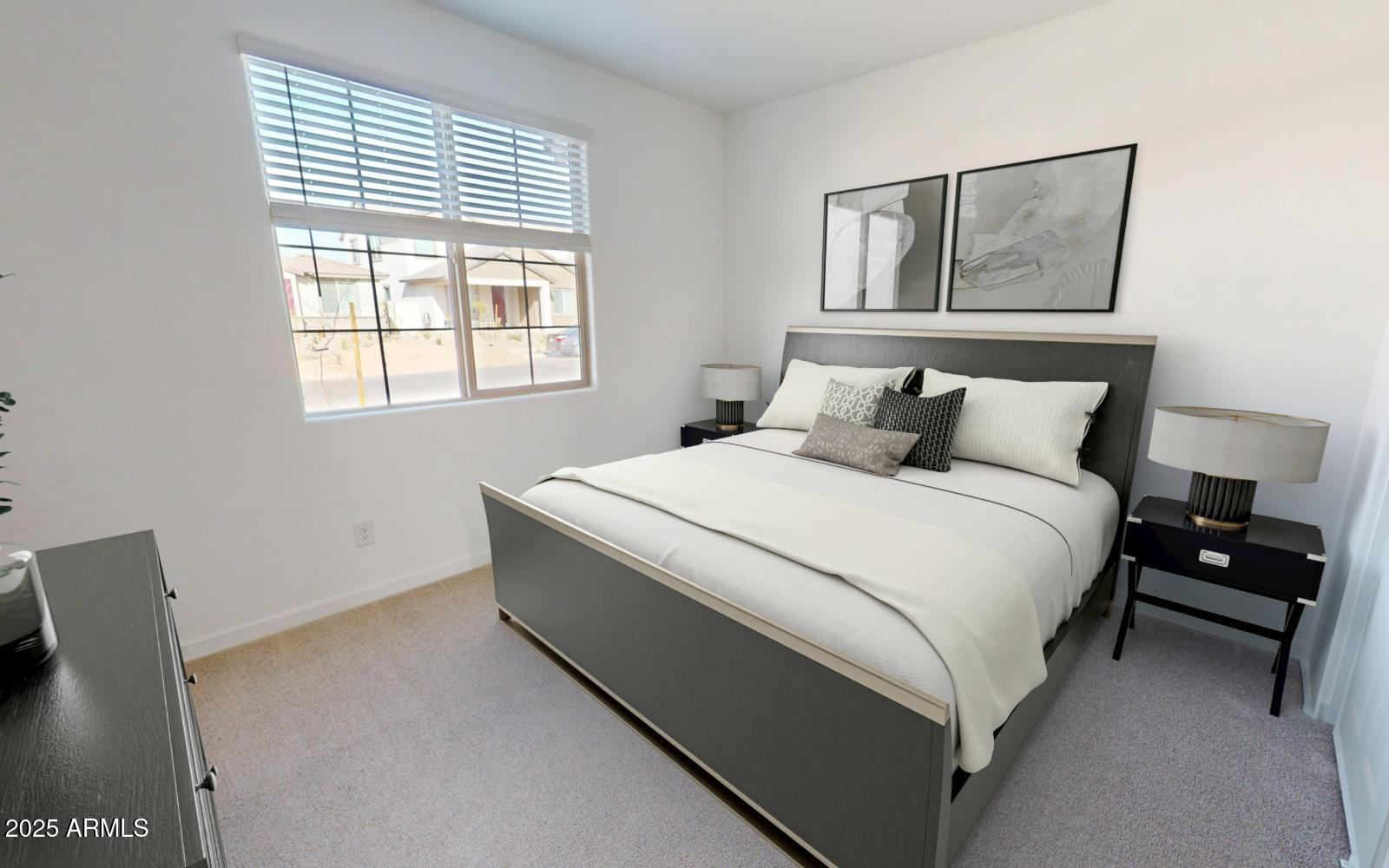 1228 Ridge Road Apache Junction, AZ 85120 - Photo 15 of 45 a bedroom with a bed and wall painting