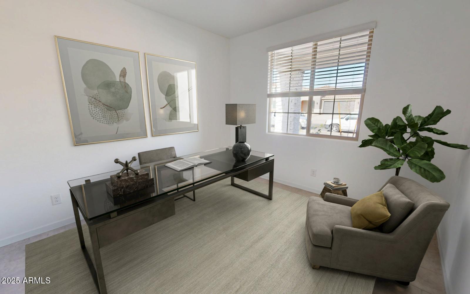 1228 Ridge Road Apache Junction, AZ 85120 - Photo 6 of 45 a living room with furniture and a potted plant