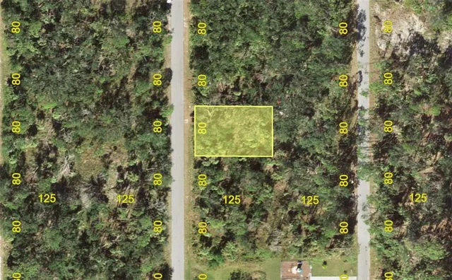 a view of an outdoor space and a yard