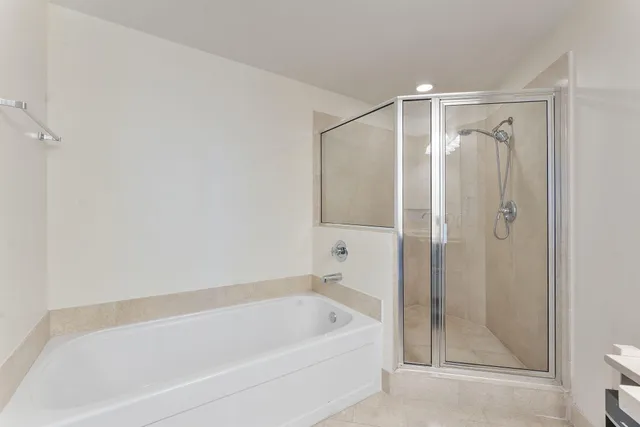 a view of a city with tall buildings