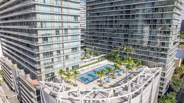 a view of a room with an empty space