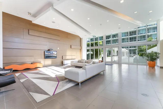 a view of a city with tall buildings