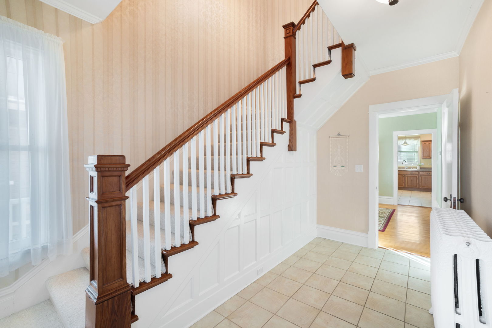 618 Woodward Street Beecher, IL 60401 - Photo 6 of 23 a view of an entryway with wooden floor
