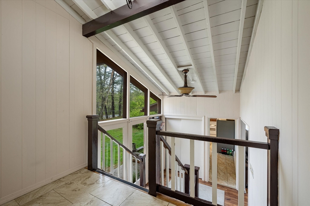 240 Worcester Road Barre, MA 01005 - Photo 21 of 38 a view of staircase with railing and white walls