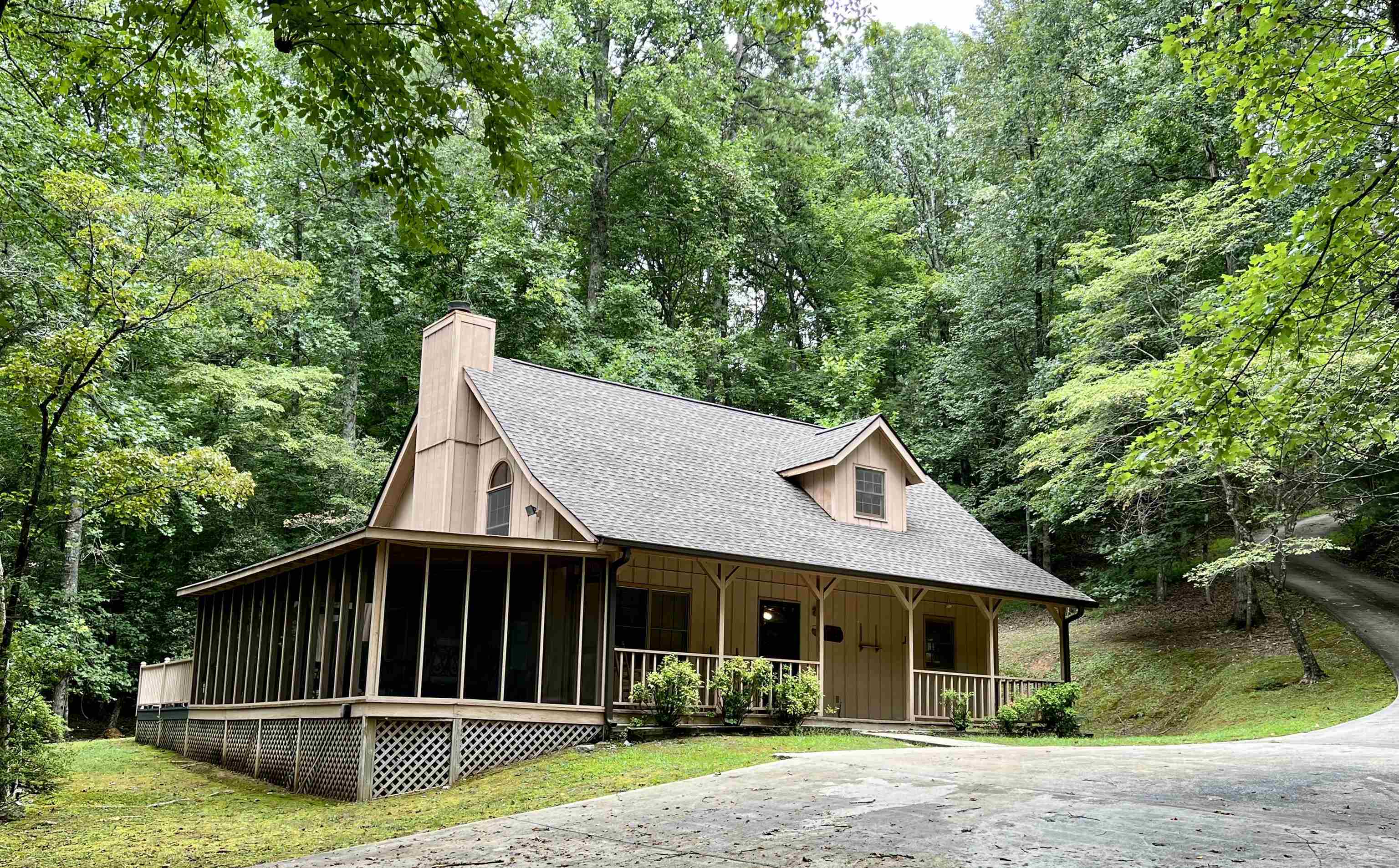 132 Running Deer Road Cleveland, GA 30528 - Photo 1 of 1 a view of front of house with a yard