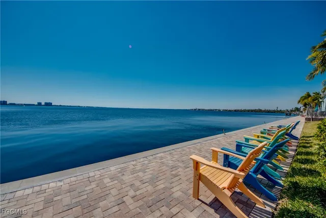 a view of an ocean from a balcony