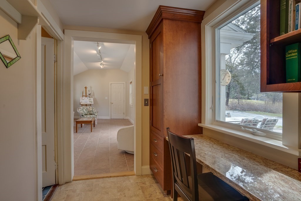 35 Wilson Road Bedford, MA 01730 - Photo 20 of 42 a view of a hallway with a outdoor space