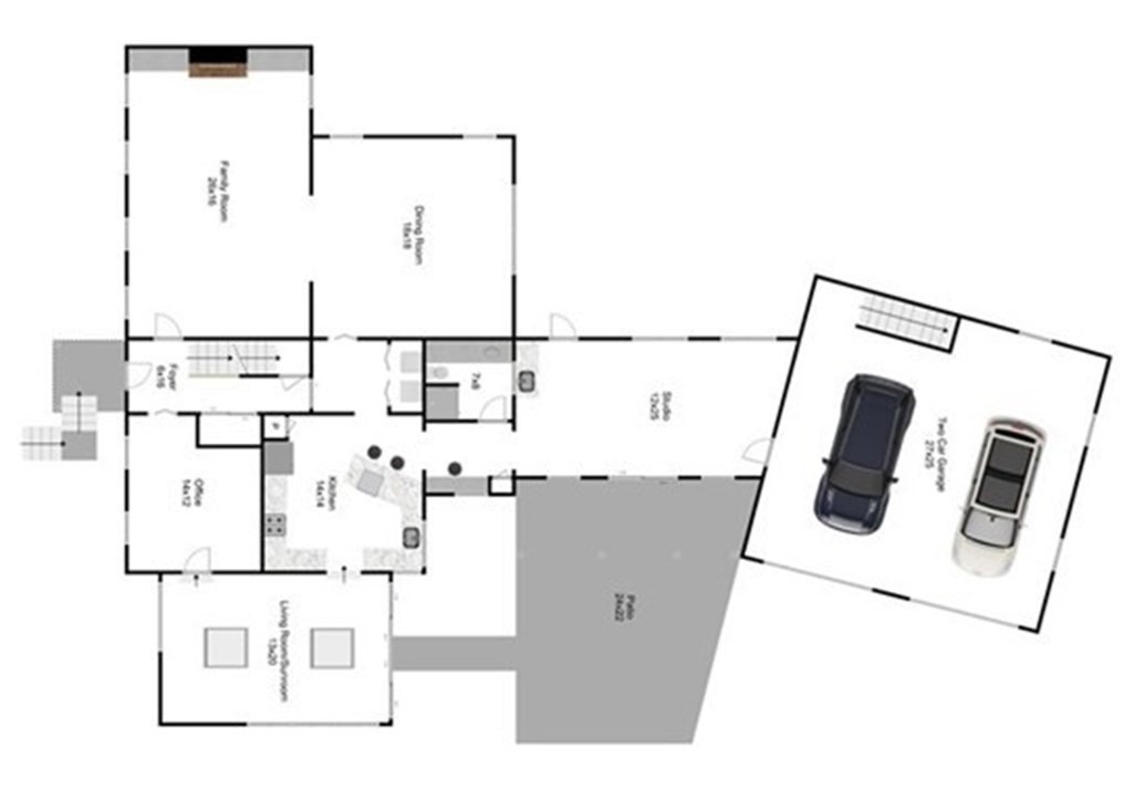 35 Wilson Road Bedford, MA 01730 - Photo 39 of 42 a view of living room with furniture and white refrigerator