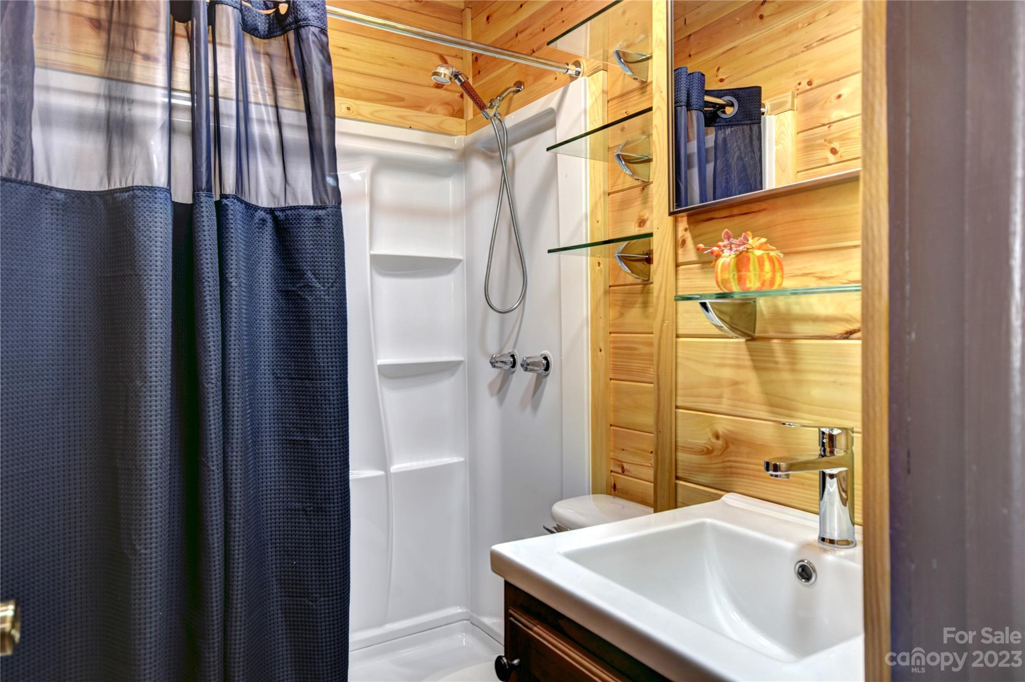 45 Mountainside Circle Maggie Valley, NC 28751 - Photo 9 of 13 a bathroom with a sink and a shower