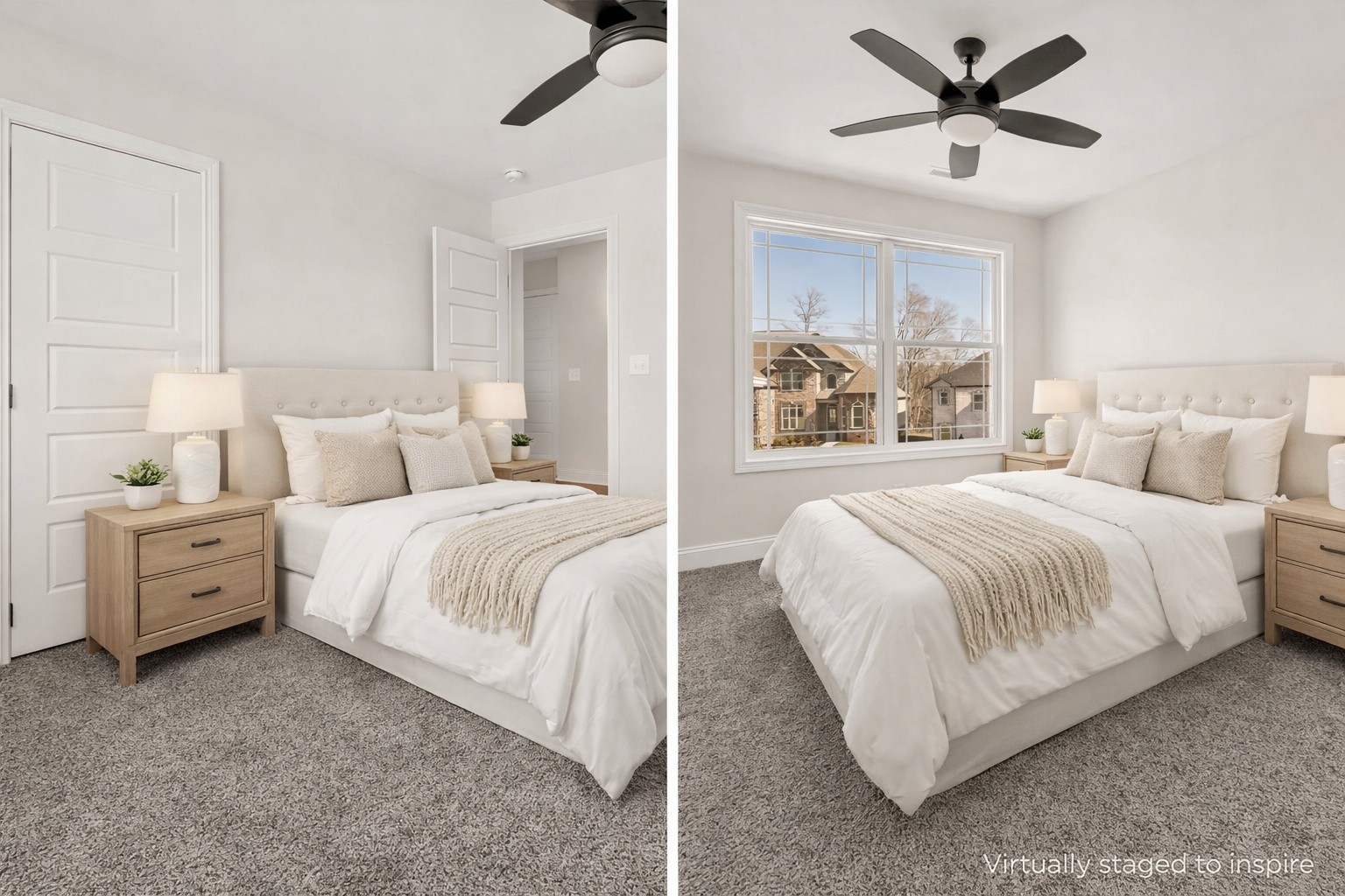 864 Burley Barn Road Clarksville, TN 37042 - Photo 13 of 24 a spacious bedroom with a bed and a chandelier