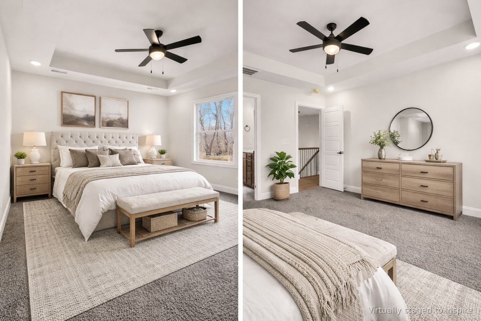 864 Burley Barn Road Clarksville, TN 37042 - Photo 9 of 24 a bedroom with a large bed and a chandelier