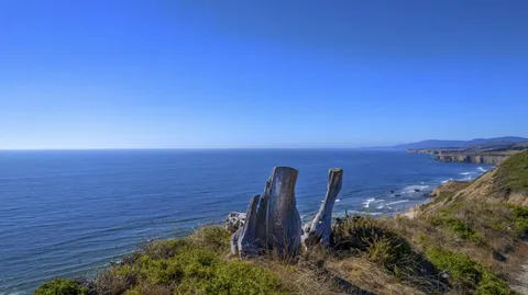 a view of a sky from a balcony