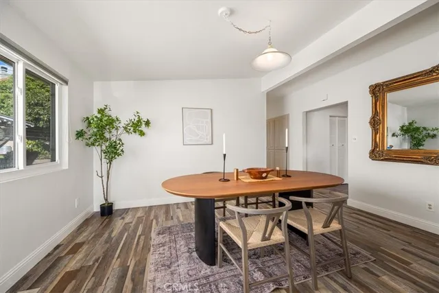 a view of a balcony with a potted plant