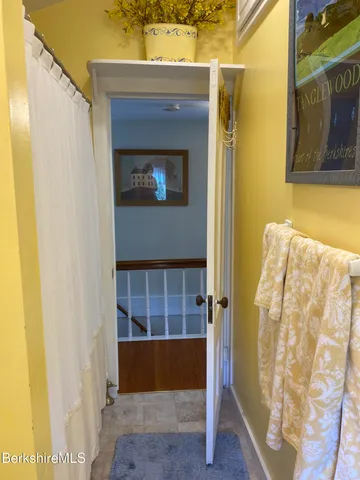 a view of front door of house