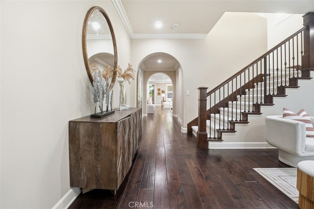 65 Rolling Green Irvine, CA 92620 - Photo 6 of 49 a view of entryway with wooden floor