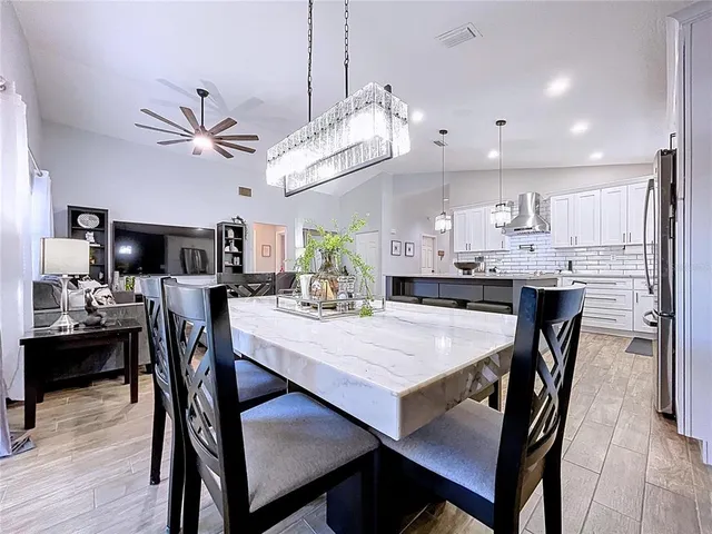 a bathroom with 2 sink and a mirror
