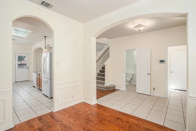 a view of a interior in the house