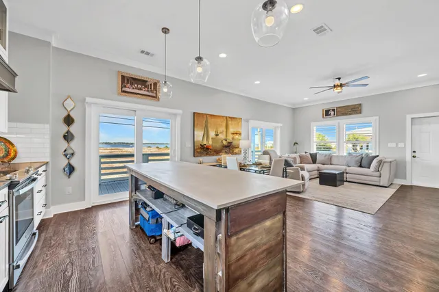 a room with furniture and a wooden floor