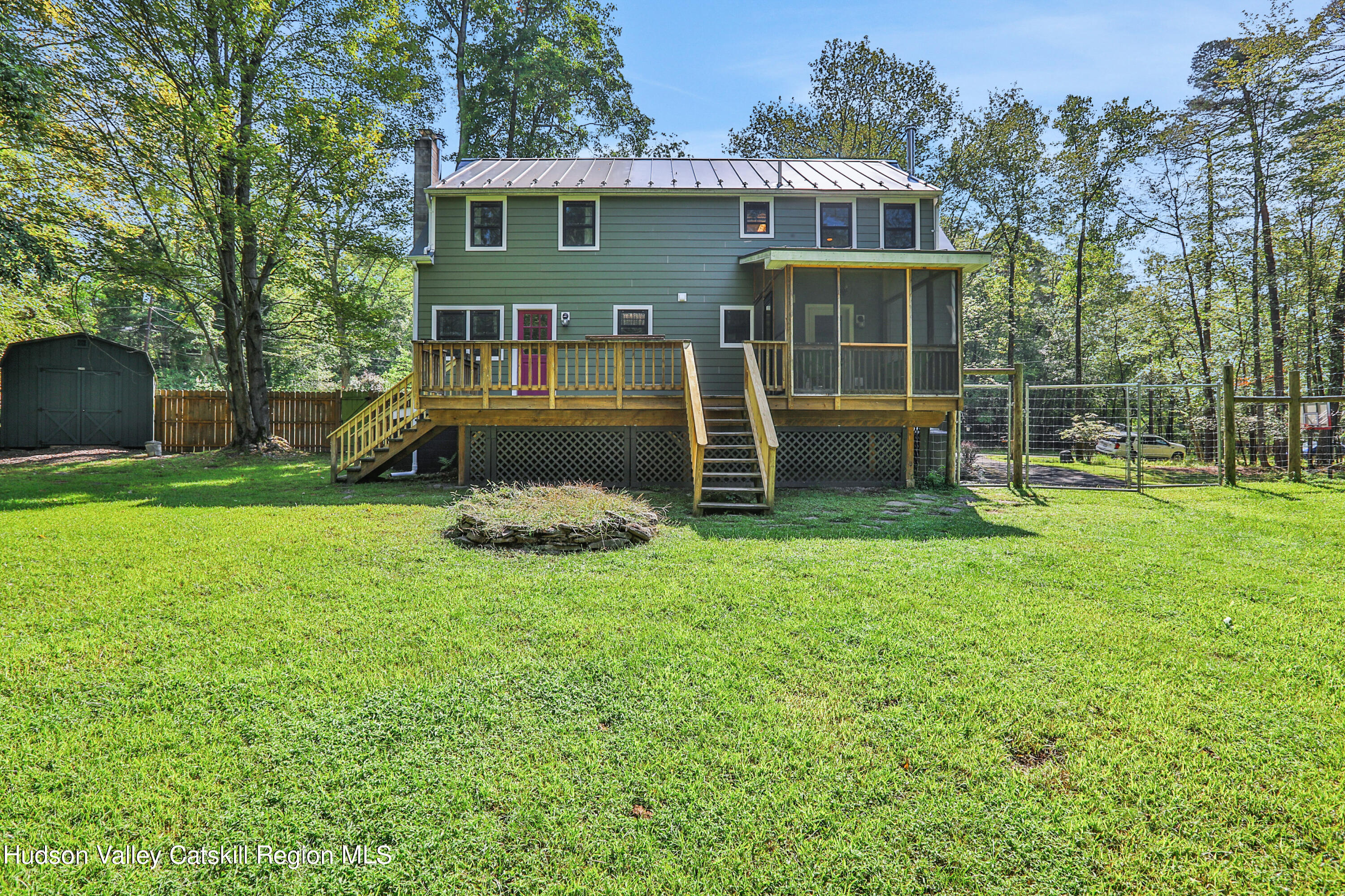 110 Brown Station Road Olivebridge, NY 12461 - Photo 29 of 31 a front view of a house with a yard and trees