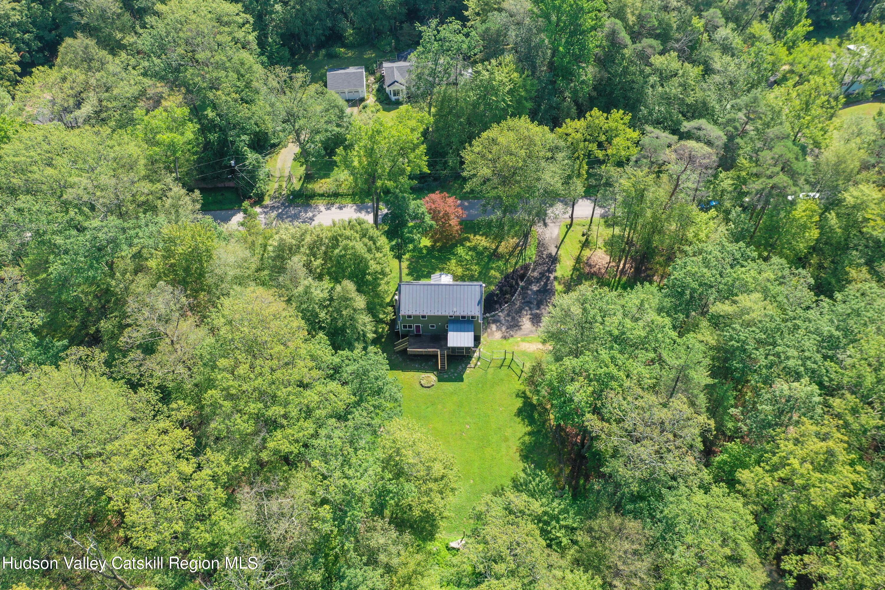 110 Brown Station Road Olivebridge, NY 12461 - Photo 31 of 31 an aerial view of a house with a yard