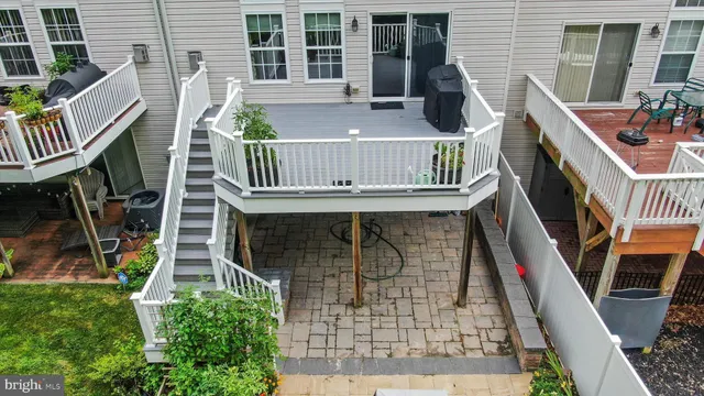 a view of deck with furniture